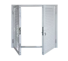 Pure white aluminium plantation window shutter