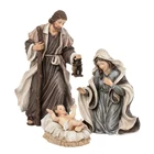 Holy Family 3 Piece 6" Resin Nativity Christmas Set