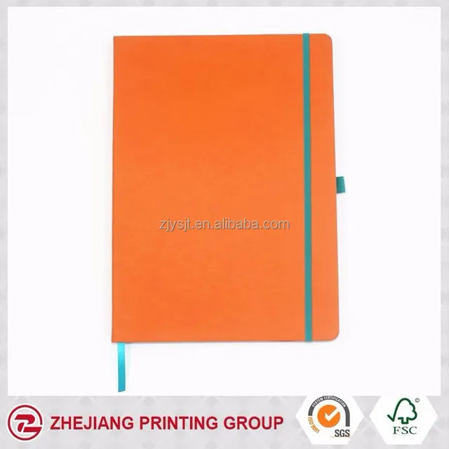 2017 orange leather cover diary for office supplies/school