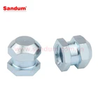Nut Nuts M4 Knurled Nut Brass High Strength Hex Nuts