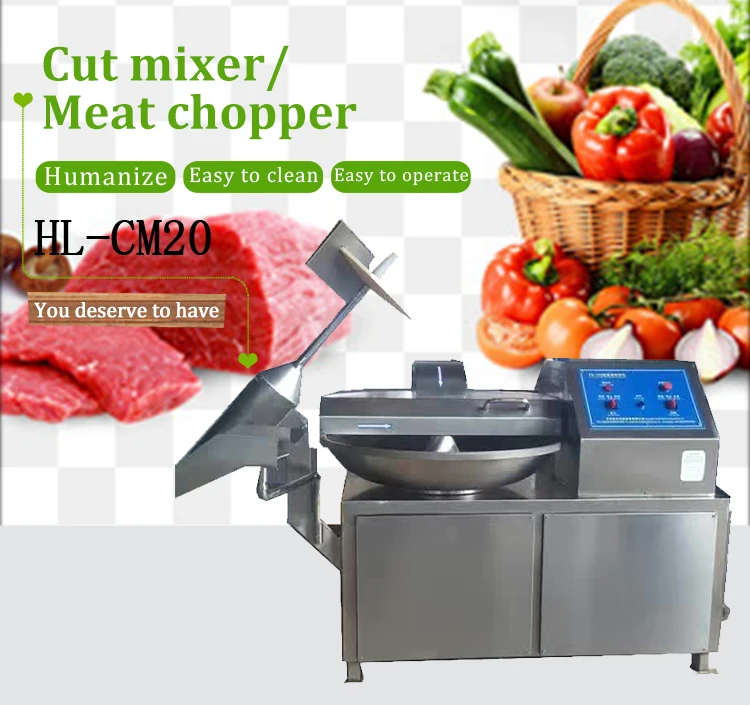 High Quality Automatic Meat Bowl Cutter Meat Bowl Chopper Machine for Sausage Making supplier