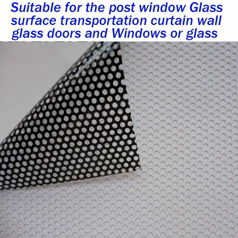 Full Color Printing Any Size Custom Image PVC Advertising One Way Flim Sticker,One Way Vision Film Glass Sticker