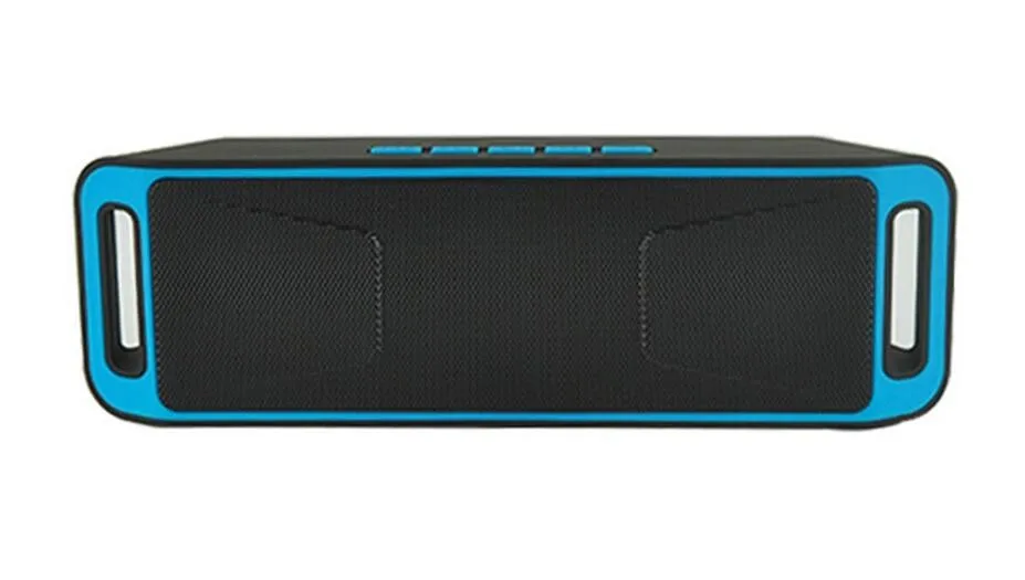 New sc-208 Portable V2.1 Stereo Wireless speaker Support Handsfree FM Radio AUX USB TF Card Mic for IOS Android Phone - ANKUX.COM