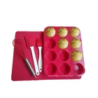 5 piece food grade kids best silicone cake baking sets