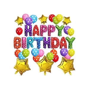 16 inch aluminium foil balloons happy birthday letter balloons