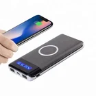 Newest Fast Charging 20000mah Qi Wireless Charger Power Bank for Iphone 8 X