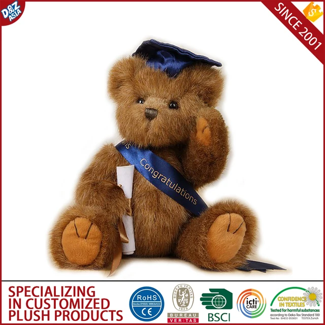 school graduation souvenirs teddy bear plush stuffed toy