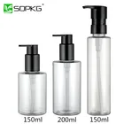 Factory production 150ml Pet plastic lotion pump bottle for cosmetic use packaging pack