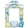 Personalized Baby's 1st Christmas Blue Photo Frame Ornament Resin Name Photo Frame