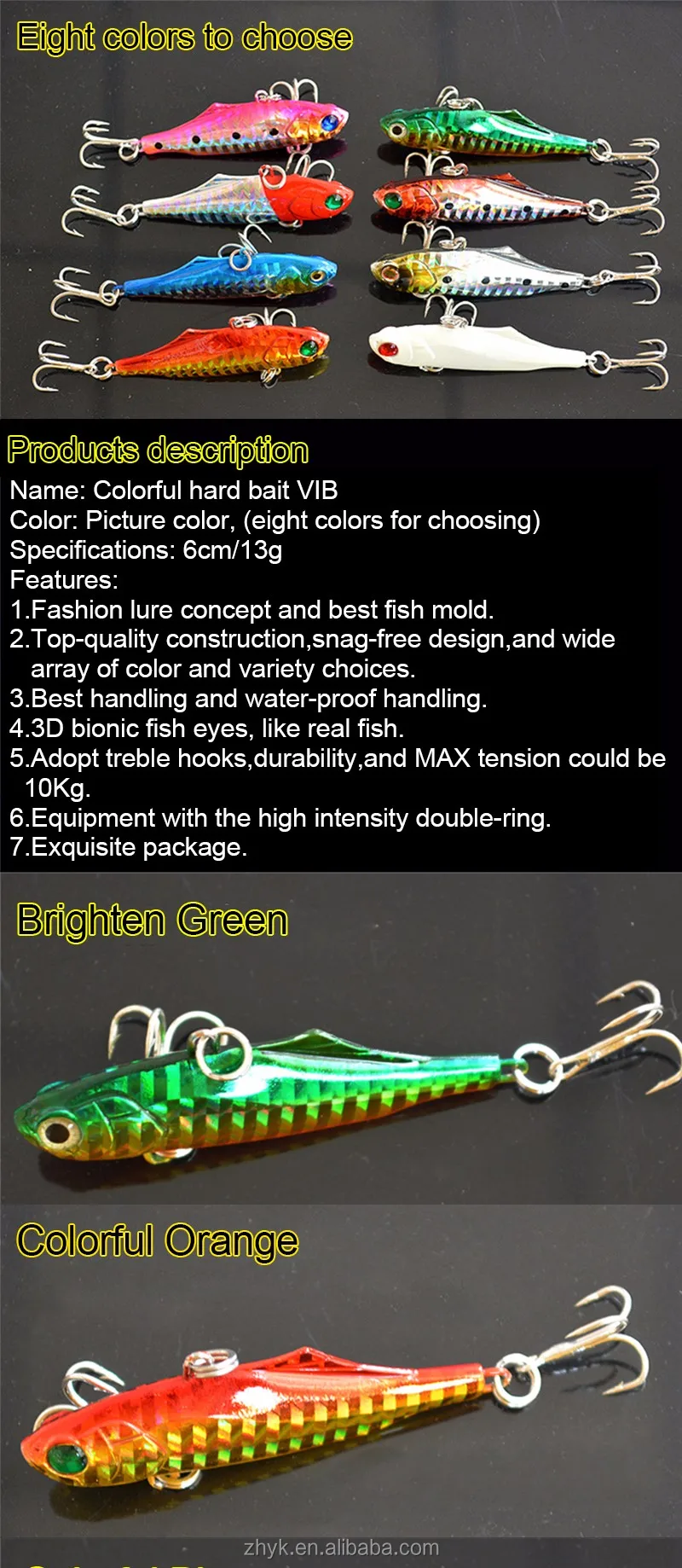 2016 wholesale newest colorful popular high-class bait hard plastic bait fishing lure