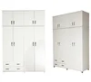 New Design 160 cm, 8 Doors 2 Drawers Melamine Wooden Wall Closet Organizer Wardrobe Closet