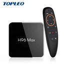 High grade H96 MAX X2 Amlogic S905X2 DDR4 4GB 32GB Voice control Android 8.1 Google digital 4k UHD tv box