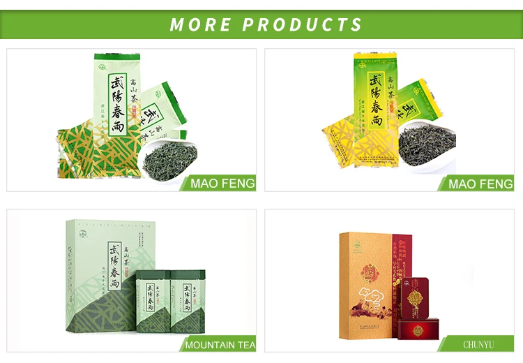 Jiulongshan Bags Premium Maofeng Green Tea Premium Oolong Tea Matcha Green Tea
