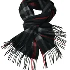 luxury 2019 women winter top selling big size tartan wool scarf 100 wool shawl for men
