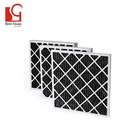 China supplier slurry coated activated carbon granule filter air paper