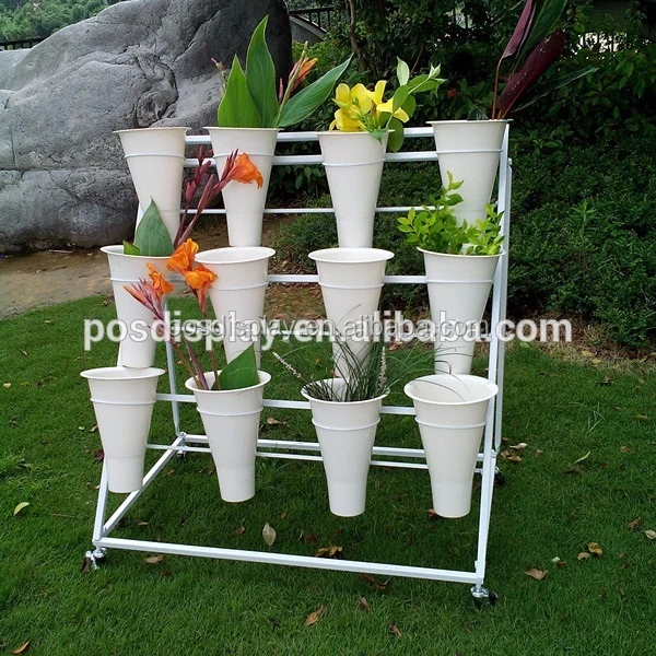metal flower display stand for florist flower stand shop display