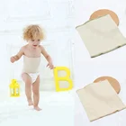 bodysuit ribbed infant baby romper belly band for protect baby navel Green Pinstripe Single Layer17*17cm bellyband