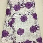 New style high quality swiss cord lace african cord lace fabric with stones J842-1