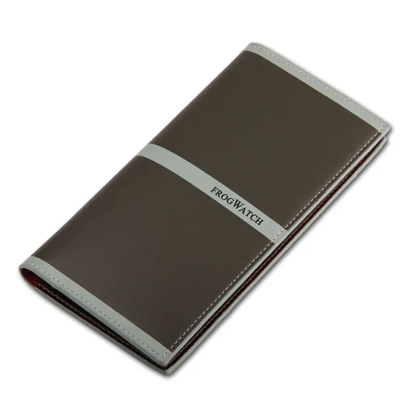 New Unisex Genuine Leather Solid Color Cowskin Casual Wallet Credit ID Card Holder Slim Coin Purse