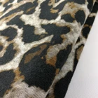 Leopard Pattern Digital Printing Cloth Material Floral Fabric