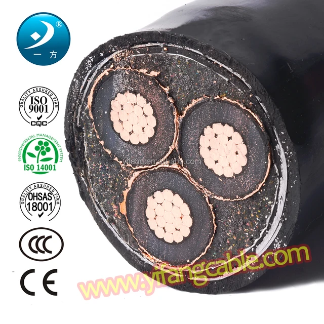 3x50mm2 xlpe submarine 8.7/15kv medium voltage power cable