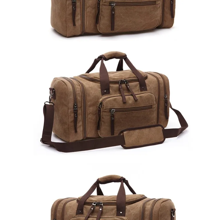 Heavy Duty Fashion Highend Canvas Duffle Bags Wholesale,Canvas Plain