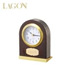 Custom Modern Wooden Mini House Shaped Alarm Clock for Hotel LM023