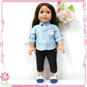 best gift new fashion american girl doll with full cloth body