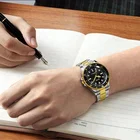 Men Heavy Stainless Steel Back Quartz Wristwatches Diver Watches For Man