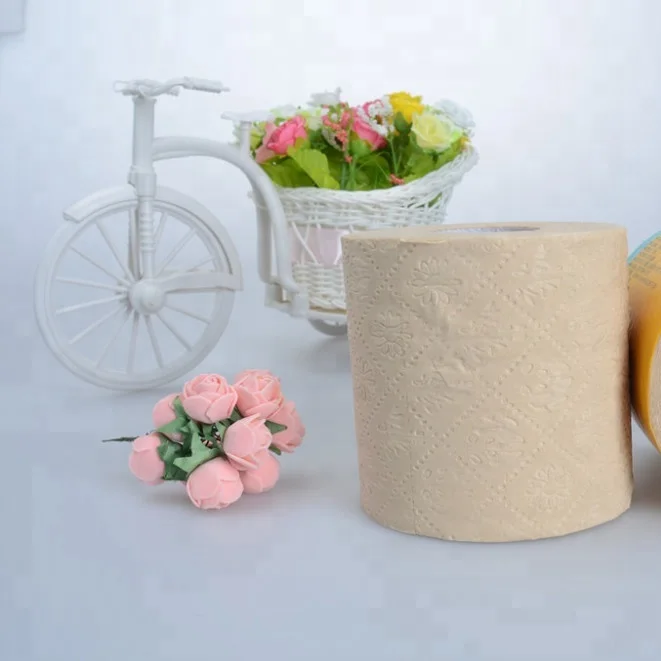 3ply выбитый 100% Бамбуковая целлюлозная бумага туалет/Тканевая бумага/Туалетная бумага