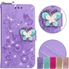 Butterfly Jewelled Stand Case For Nokia 2.1 3.1 5.1 2018 Glitter Cover For iPhone 5 5s SE 6 6s 7 8 Plus X 10 XS Xr XS Max Coque