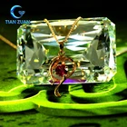 AAAAA+ Big Size Barrel cut White Cubic Zirconia CZ stone
