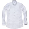 White Pleated Tuxedo Shirts Mandarin Collar man Shirts Wedding dress shirts