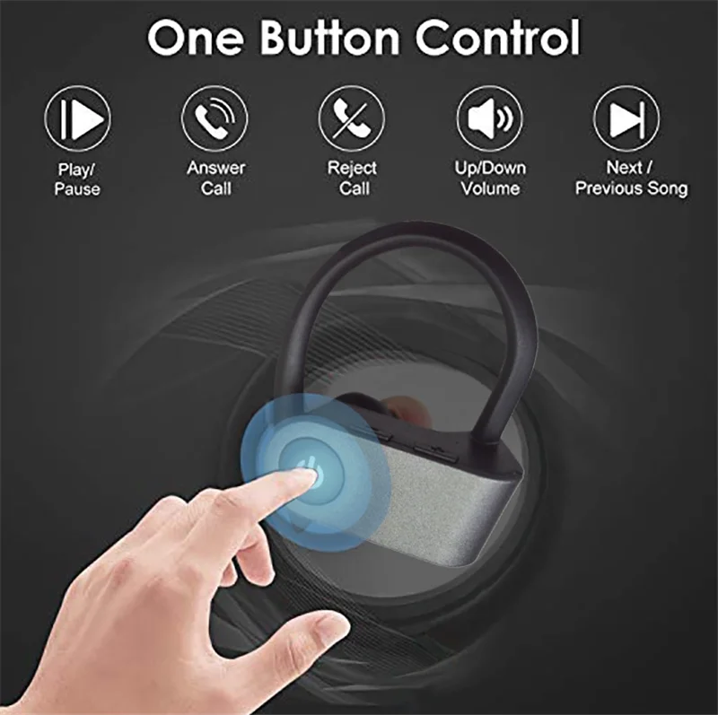 AKZ-W2 TWS Sport Earphones BT5.0 Wireless Headphone Headset Freedom Ear Hook True Wireless Sport Earbud - ANKUX.COM