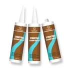 Neutral structural construction silicone sealant adhesive glue for stainless steel