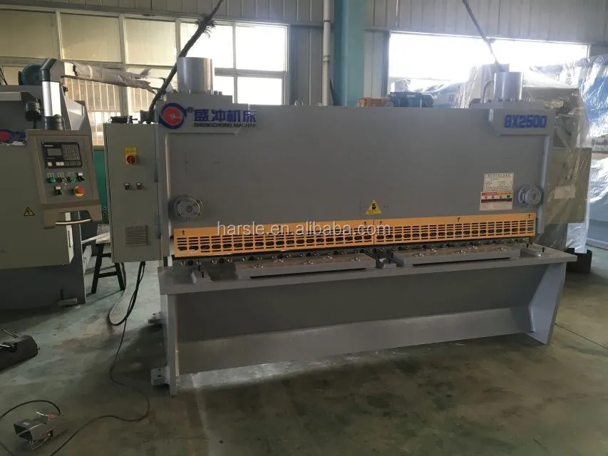 hydraulic guillotine for sheet metal machine, metal sheet cutting machine