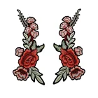 Wholesale embroidered flower iron bag patch badges