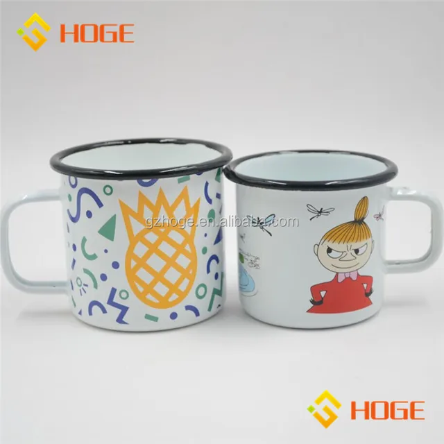 unique gift ideas reusable enamel coffee mug custom beverage tin