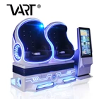 Attractive Single/Double/Triple Seats 9D VR Cinema Egg Shape VR Chair Simulation Rides from Longcheng Factory