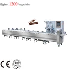 Multi particle pillow wrapper high speed Horizontal Chocolate flow pack machine for food products
