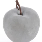 Wood mouth modern cement apple shape beton home decor pieces interior decorating