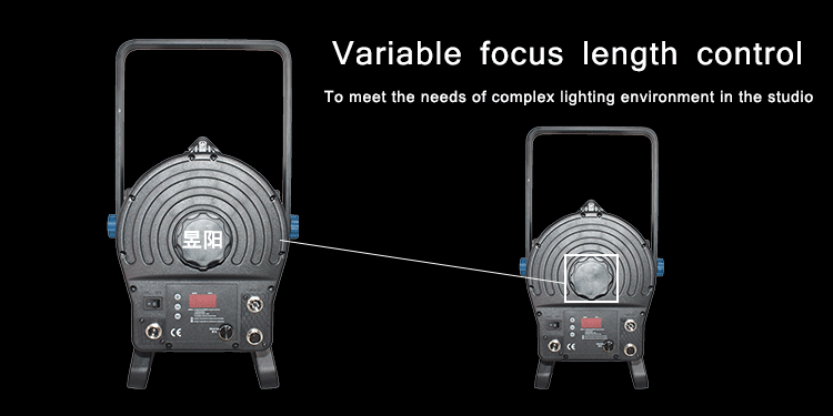 2. variable focus length knob