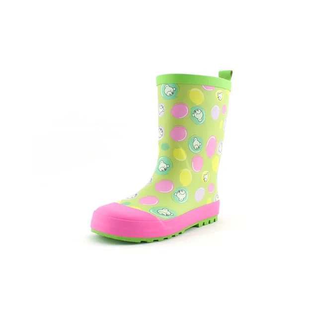 cute kids welly boots green wellington boots quality rainboots