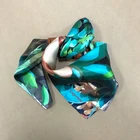 Manufacturer Custom Digital Printed Square Silk Satin Scarf With Own Logo
