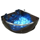 HS-B219 corner bath/ triangle shaped bathtub/ deep bath tub