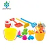 10PCS Funny Kids Plastic Beach Bulk Bucket and Spades Tool Playsets