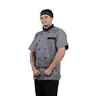 Premium hot sale double-breasted hotel chef uniform Custom chef uniform