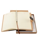 Professional Customization Printing Business PU leather A5 Notebook Gift Set