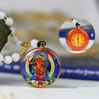 Copper Six Words Shurangama Mantra Pendant Thai Gawu Box Openable Prayer Locket Pendants