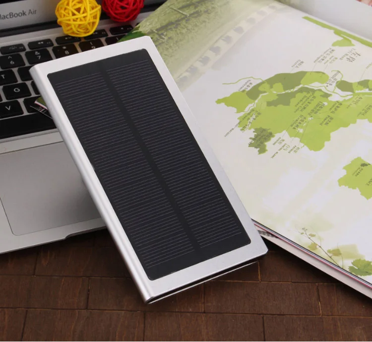 Portable mobile phone accessories 10000mah solar mobile phone charger power bank slim - ANKUX.COM